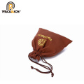 custom cheap plain polyester eco drawstring bag for jewelry